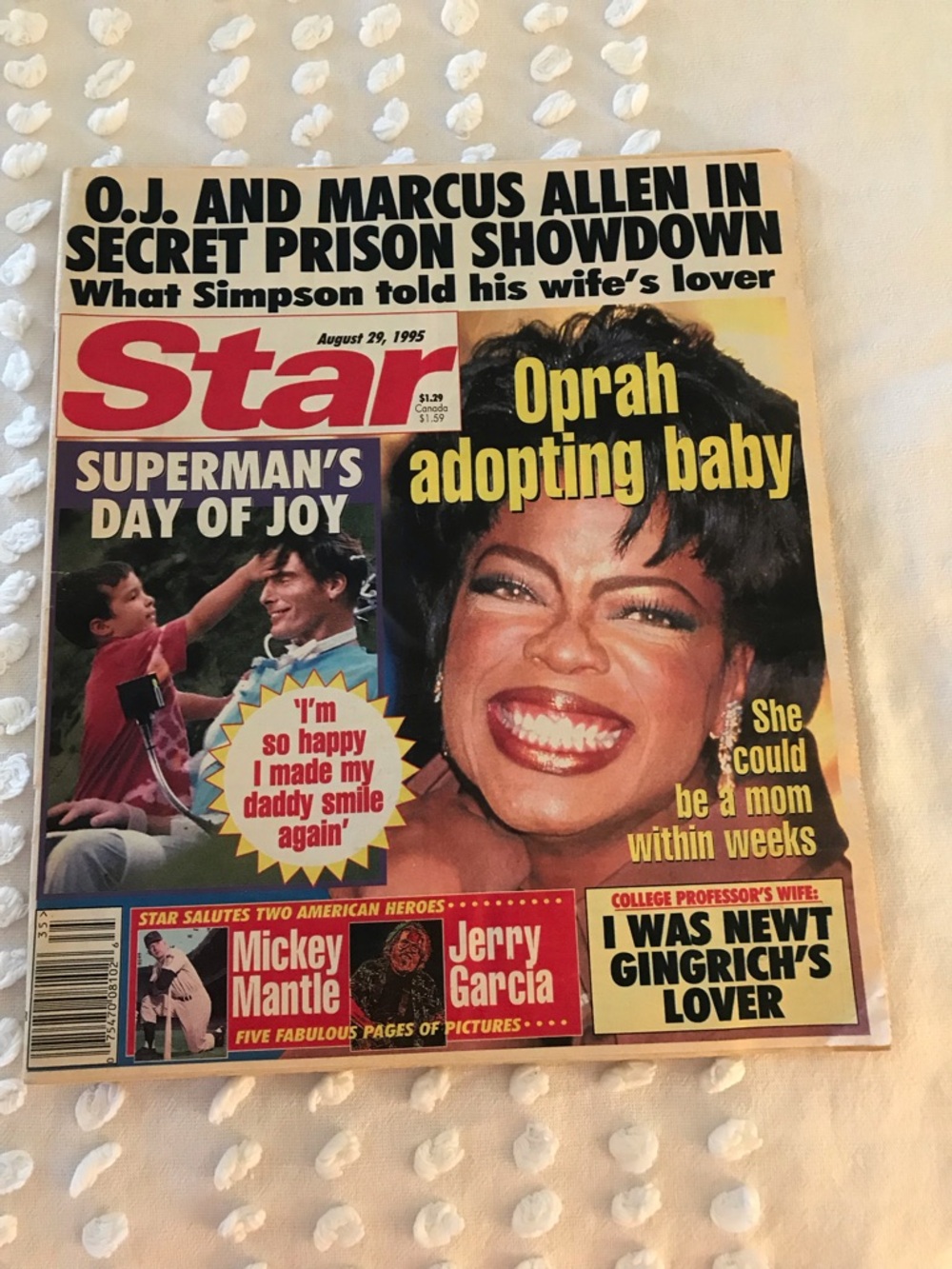 Vintage Celebrity Magazine - Star (August 29, 1995)